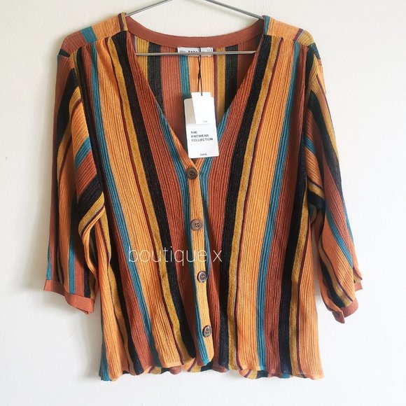 Zara Sweaters - ZARA The Knit Wear Collection cardigan NWT multi color